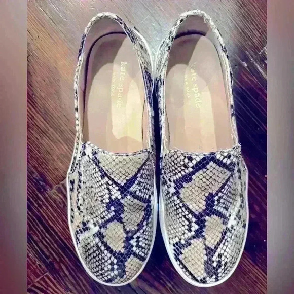 Kate Spade slip on Leather Loafers size 7.5 - Picture 1 of 5